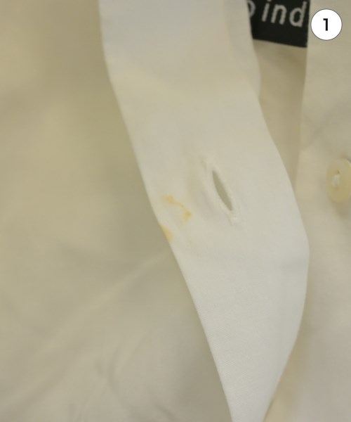 mizuiro ind（ミズイロインド）カジュアルシャツ 白 サイズ:F レディース/2200620456098