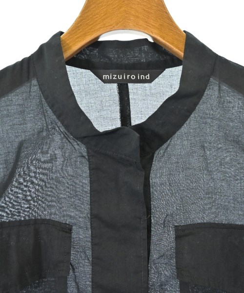 mizuiro ind（ミズイロインド）カジュアルシャツ 黒 サイズ:F レディース/2200620854023