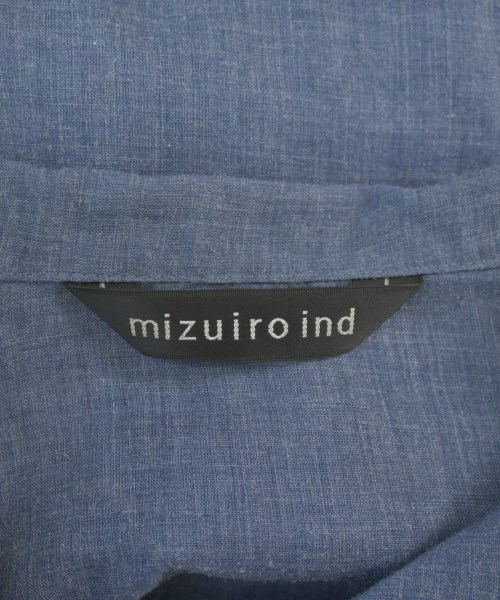 mizuiro ind（ミズイロインド）カジュアルシャツ 青 サイズ:F レディース/2200604510037