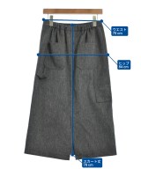 mizuiro ind（ミズイロインド）ロング・マキシ丈スカート 黒 サイズ:-(M位) レディース/2200671286040