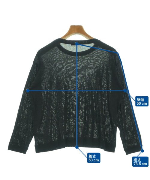 mizuiro ind（ミズイロインド）Tシャツ・カットソー 黒 サイズ:-(M位) レディース/2200673003119