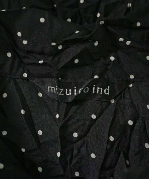mizuiro ind（ミズイロインド）カジュアルシャツ 黒 サイズ:F レディース/2200675235020