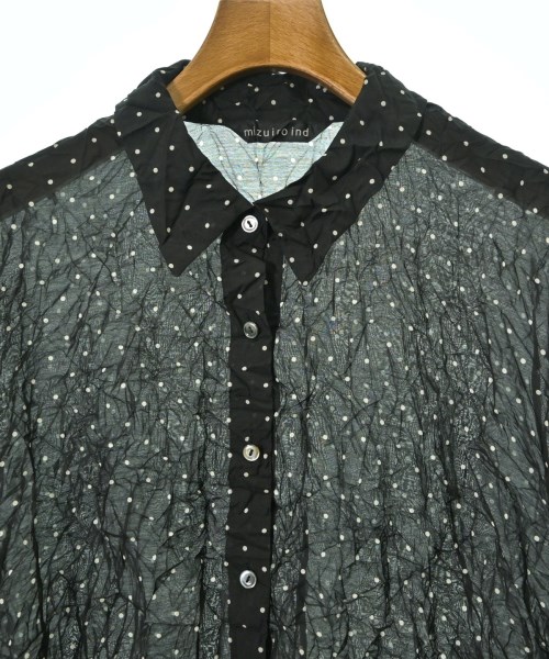 mizuiro ind（ミズイロインド）カジュアルシャツ 黒 サイズ:F レディース/2200675235020