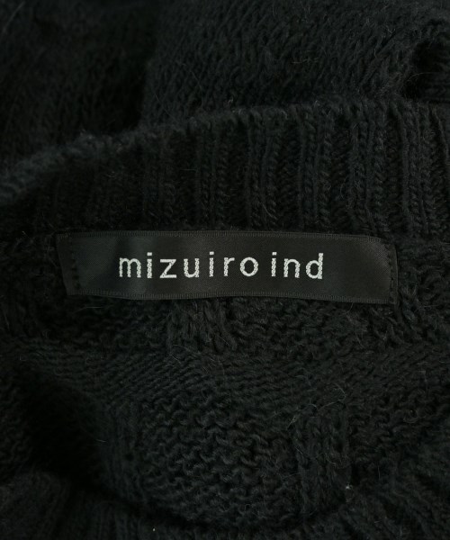 mizuiro ind（ミズイロインド）ニット・セーター 黒 サイズ:F レディース/2200669464085