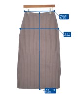mizuiro ind（ミズイロインド）ロング・マキシ丈スカート 茶 サイズ:-(M位) レディース/2200673808073