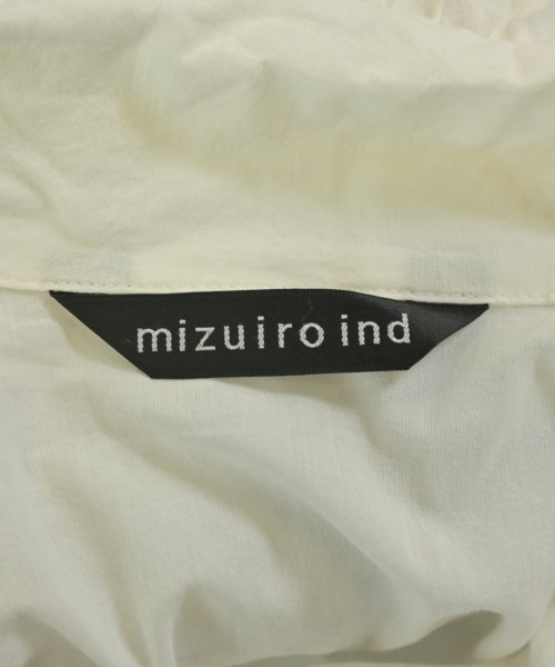 mizuiro ind（ミズイロインド）シャツワンピース 白 サイズ:F レディース/2200680087010