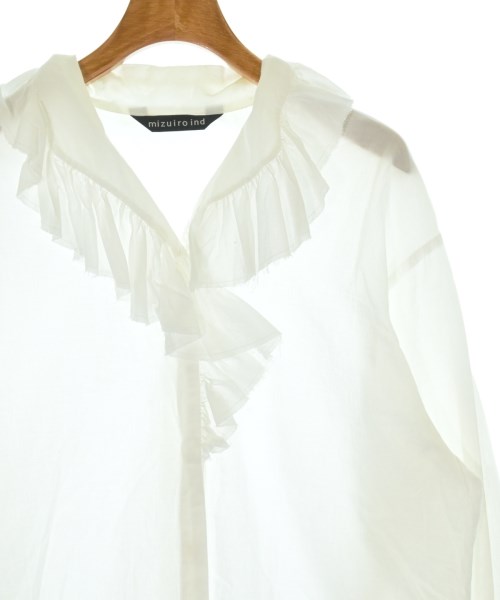 mizuiro ind（ミズイロインド）シャツワンピース 白 サイズ:F レディース/2200680087010