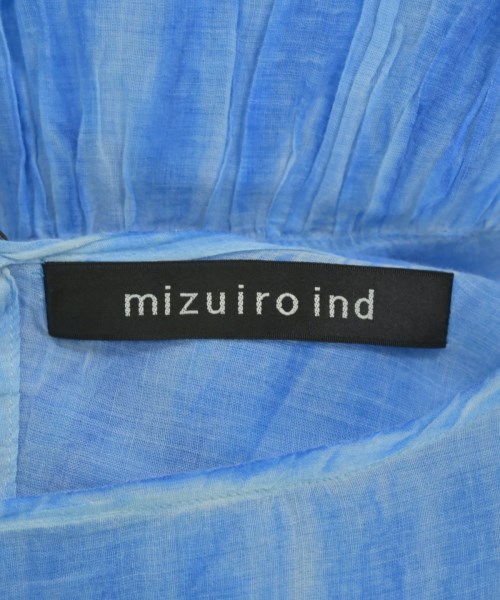 mizuiro ind（ミズイロインド）カジュアルシャツ 青 サイズ:F レディース/2200680087027