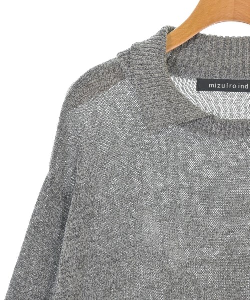 mizuiro ind（ミズイロインド）ニット・セーター グレー サイズ:F レディース/2200680087034