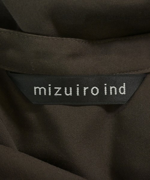 mizuiro ind（ミズイロインド）シャツワンピース 茶 サイズ:-(M位) レディース/2200677148069