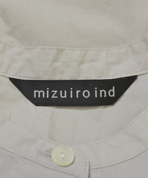 mizuiro ind（ミズイロインド）カジュアルシャツ ベージュ サイズ:F レディース/2200675052054