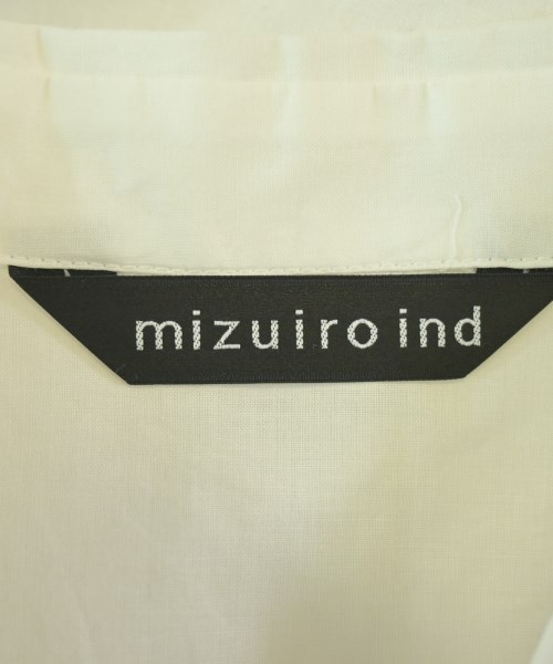 mizuiro ind（ミズイロインド）カジュアルシャツ 白 サイズ:F レディース/2200694139057