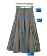mizuiro ind（ミズイロインド）ロング・マキシ丈スカート グレー サイズ:F レディース/2200694786015