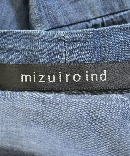mizuiro ind（ミズイロインド）シャツワンピース 紺 サイズ:F レディース/2200699395045