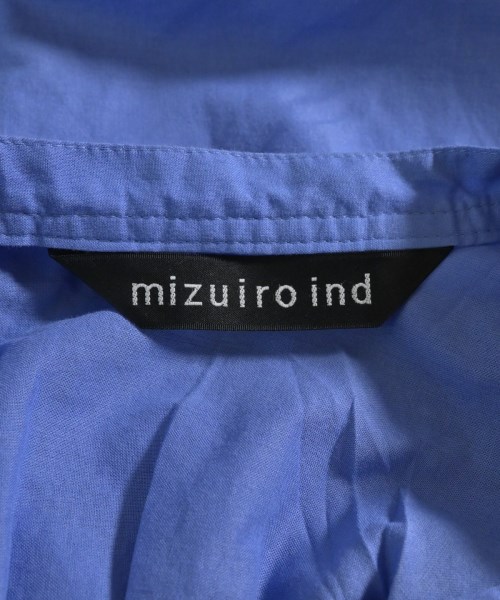 mizuiro ind（ミズイロインド）カジュアルシャツ 青 サイズ:F レディース/2200691449043