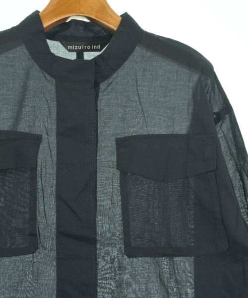 mizuiro ind（ミズイロインド）カジュアルシャツ 黒 サイズ:F レディース/2200639479033