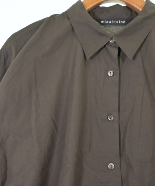 mizuiro ind（ミズイロインド）カジュアルシャツ 茶 サイズ:F レディース/2200654690024