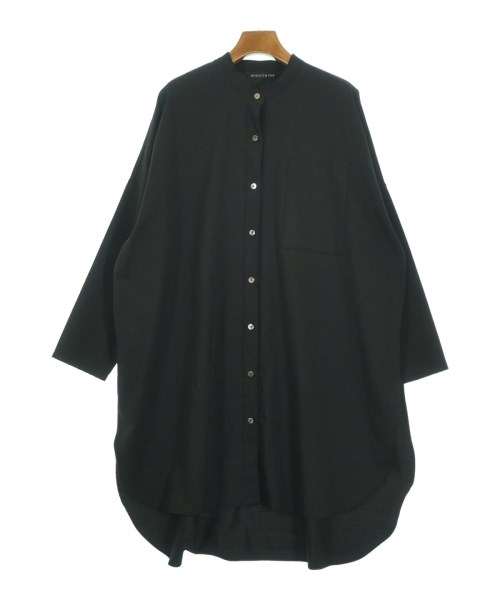 mizuiro ind(ミズイロインド)シャツワンピース 黒 サイズ:F/2200649374038