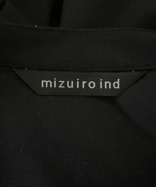 mizuiro ind（ミズイロインド）シャツワンピース 黒 サイズ:F レディース/2200649374038
