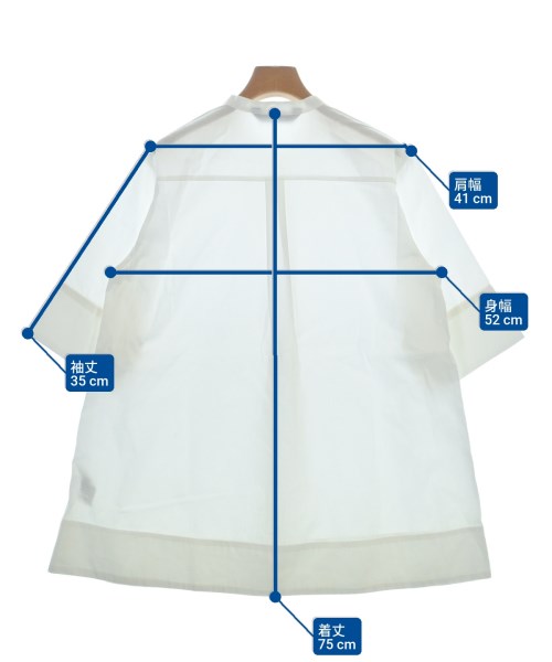 mizuiro ind（ミズイロインド）カジュアルシャツ 白 サイズ:F レディース/2200657719043