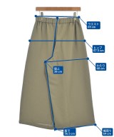 mizuiro ind（ミズイロインド）クロップドパンツ カーキ サイズ:2(M位) レディース/2200658084072