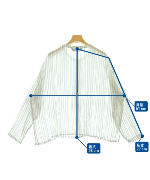 mizuiro ind（ミズイロインド）ブラウス グレー サイズ:F レディース/2200658084102