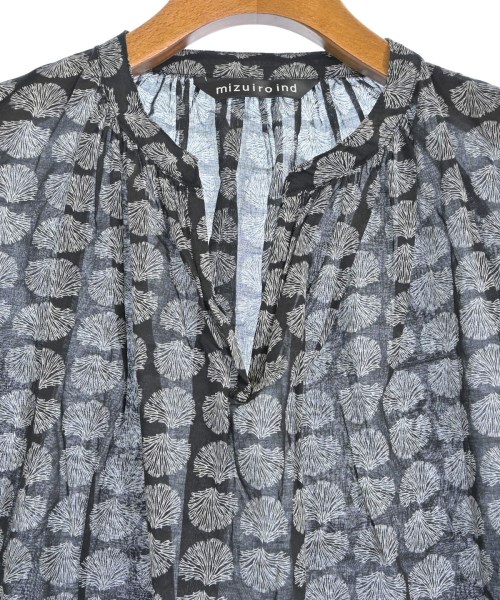 mizuiro ind（ミズイロインド）ブラウス 黒 サイズ:F レディース/2200658084119