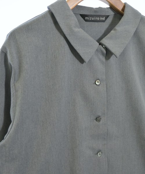mizuiro ind（ミズイロインド）カジュアルシャツ グレー サイズ:F レディース/2200654015025