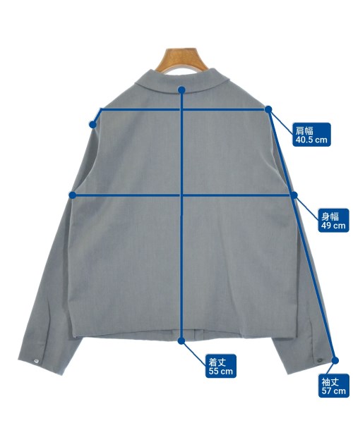 mizuiro ind（ミズイロインド）カジュアルシャツ グレー サイズ:F レディース/2200654015025