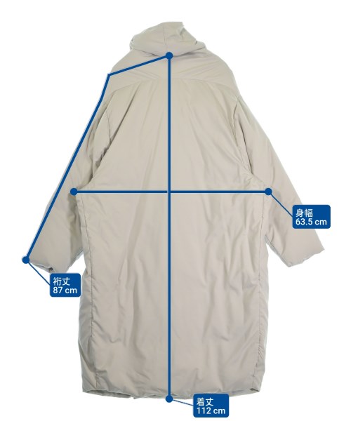 mizuiro ind（ミズイロインド）ダウンコート 白 サイズ:F レディース/2200658999017