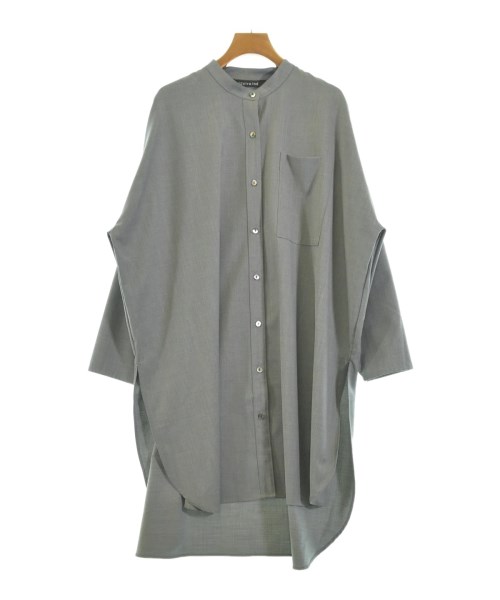 mizuiro ind(ミズイロインド)シャツワンピース グレー サイズ:F/2200656924011