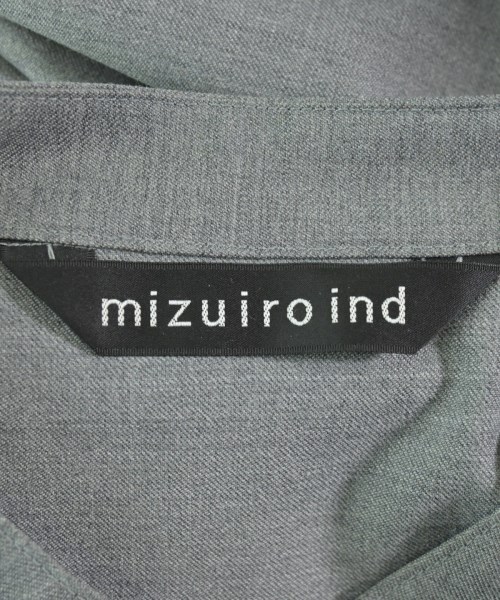 mizuiro ind（ミズイロインド）シャツワンピース グレー サイズ:F レディース/2200656924011