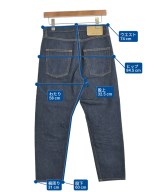 mizuiro ind（ミズイロインド）デニムパンツ 紺 サイズ:0(S位) レディース/2200661075012