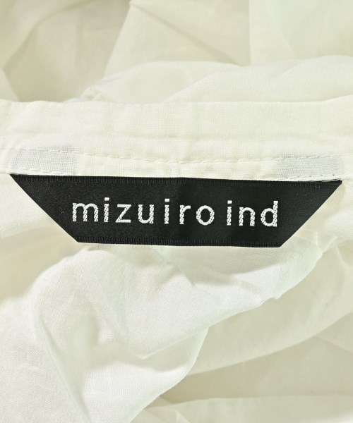 mizuiro ind（ミズイロインド）カジュアルシャツ 白 サイズ:F レディース/2200708806159