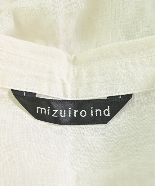 mizuiro ind（ミズイロインド）カジュアルシャツ 白 サイズ:F レディース/2200713096170