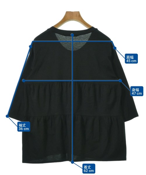 mizuiro ind（ミズイロインド）Tシャツ・カットソー 黒 サイズ:-(M位) レディース/2200710746047