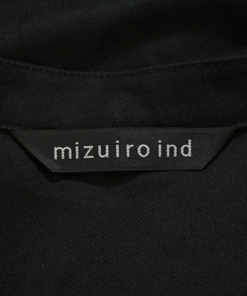mizuiro ind（ミズイロインド）シャツワンピース 黒 サイズ:F レディース/2200710746061