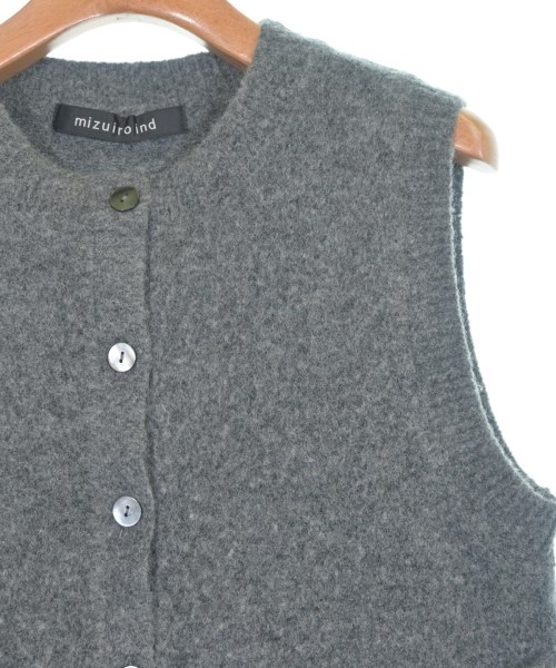 mizuiro ind（ミズイロインド）ベスト/ノースリーブ グレー サイズ:-(M位) レディース/2200646838021