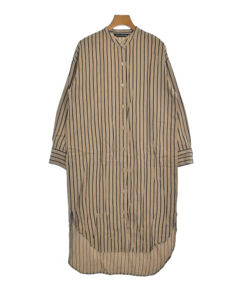 mizuiro ind(ミズイロインド)シャツワンピース ベージュ サイズ:F/2200637899390