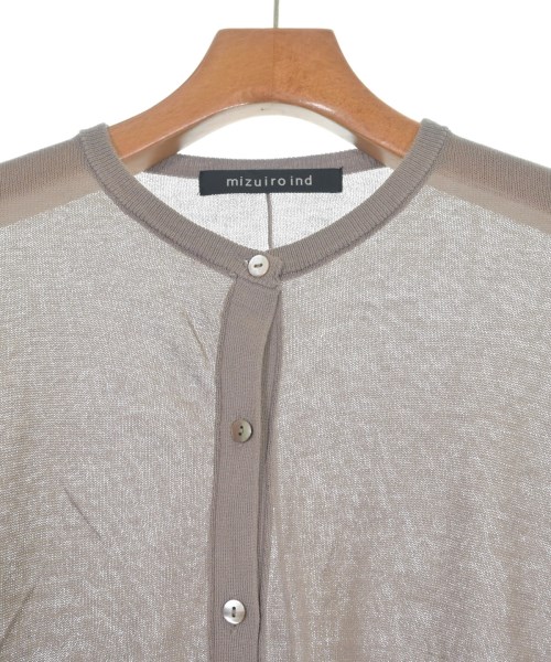 mizuiro ind（ミズイロインド）カーディガン 茶 サイズ:F レディース/2200642191021