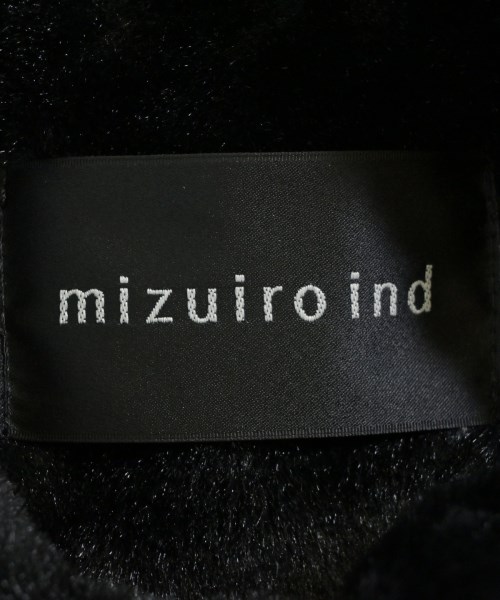 mizuiro ind（ミズイロインド）ステンカラーコート 黒 サイズ:F レディース/2200640893309