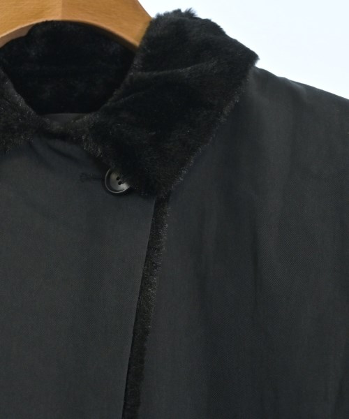 mizuiro ind（ミズイロインド）ステンカラーコート 黒 サイズ:F レディース/2200640893309