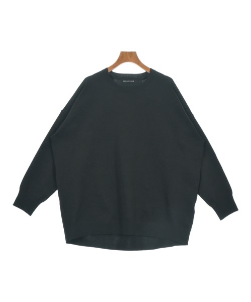 mizuiro ind(ミズイロインド)ニット・セーター 黒 サイズ:F/2200640893323