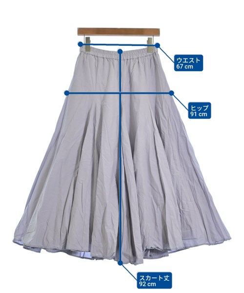 mizuiro ind（ミズイロインド）ロング・マキシ丈スカート 紫 サイズ:F レディース/2200642144140