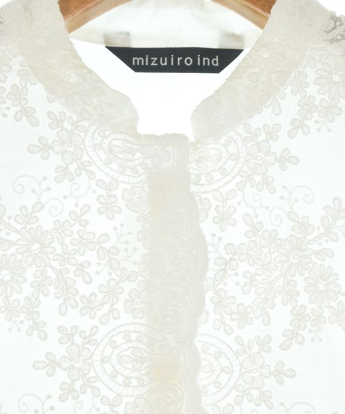 mizuiro ind（ミズイロインド）カジュアルシャツ 白 サイズ:F レディース/2200643808140