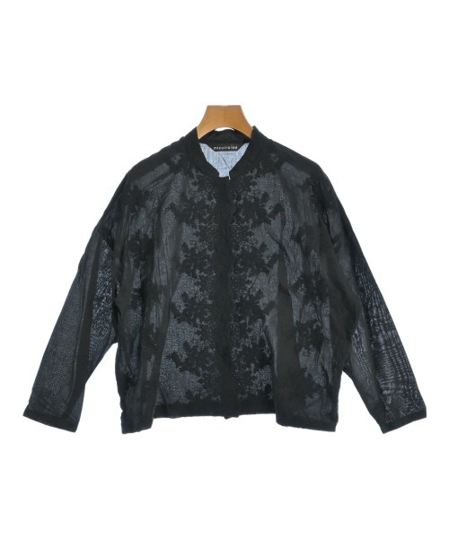 mizuiro ind(ミズイロインド)ブラウス 黒 サイズ:F/2200640490461