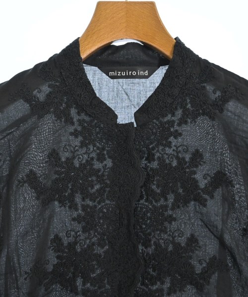 mizuiro ind（ミズイロインド）ブラウス 黒 サイズ:F レディース/2200640490461