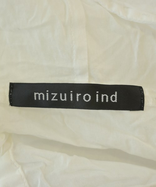 mizuiro ind（ミズイロインド）カジュアルシャツ 白 サイズ:F レディース/2200642335067