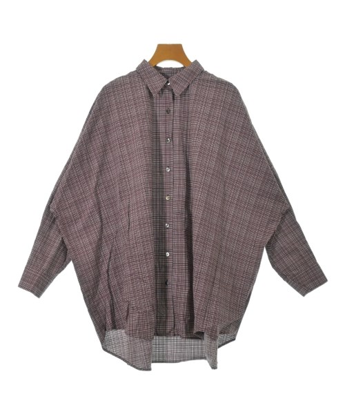 mizuiro ind(ミズイロインド)カジュアルシャツ 紫 サイズ:F/2200652652062