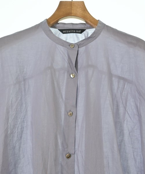 mizuiro ind（ミズイロインド）カジュアルシャツ 紫 サイズ:F レディース/2200647328163